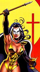 Mantra holding the Grail and Spear